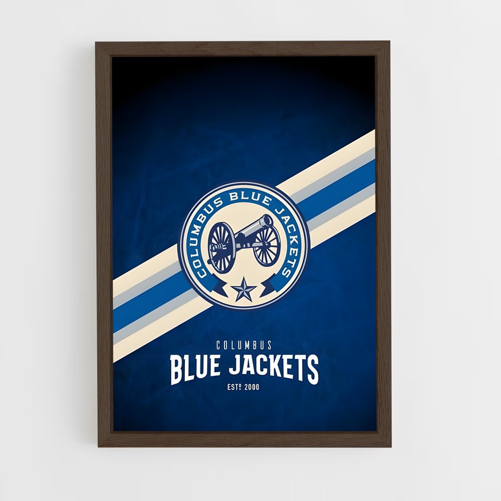 Poster Blue Star Rising – affiche Hockey sur glace (vue 5)